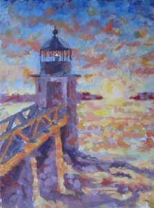 Sunset Marshall Point