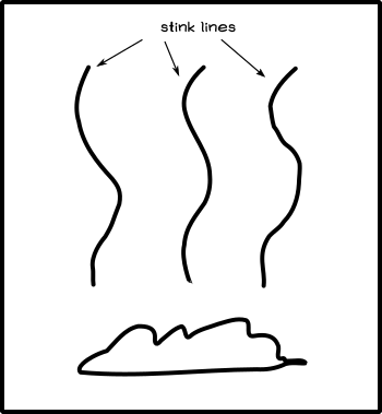 stink lines