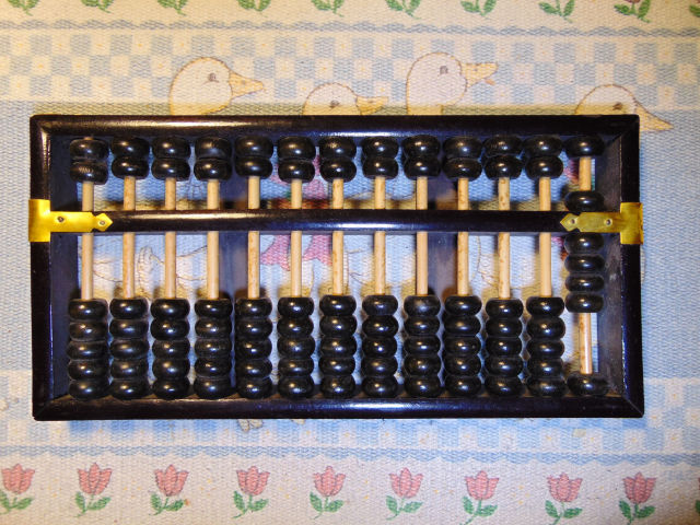 Abacus with 9