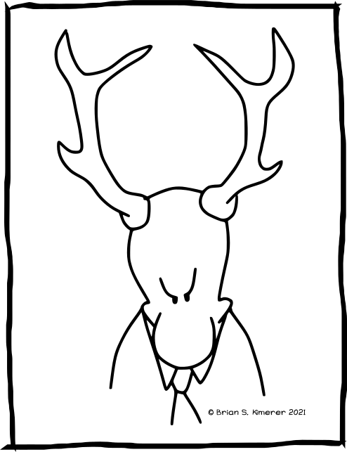 DG with antlers